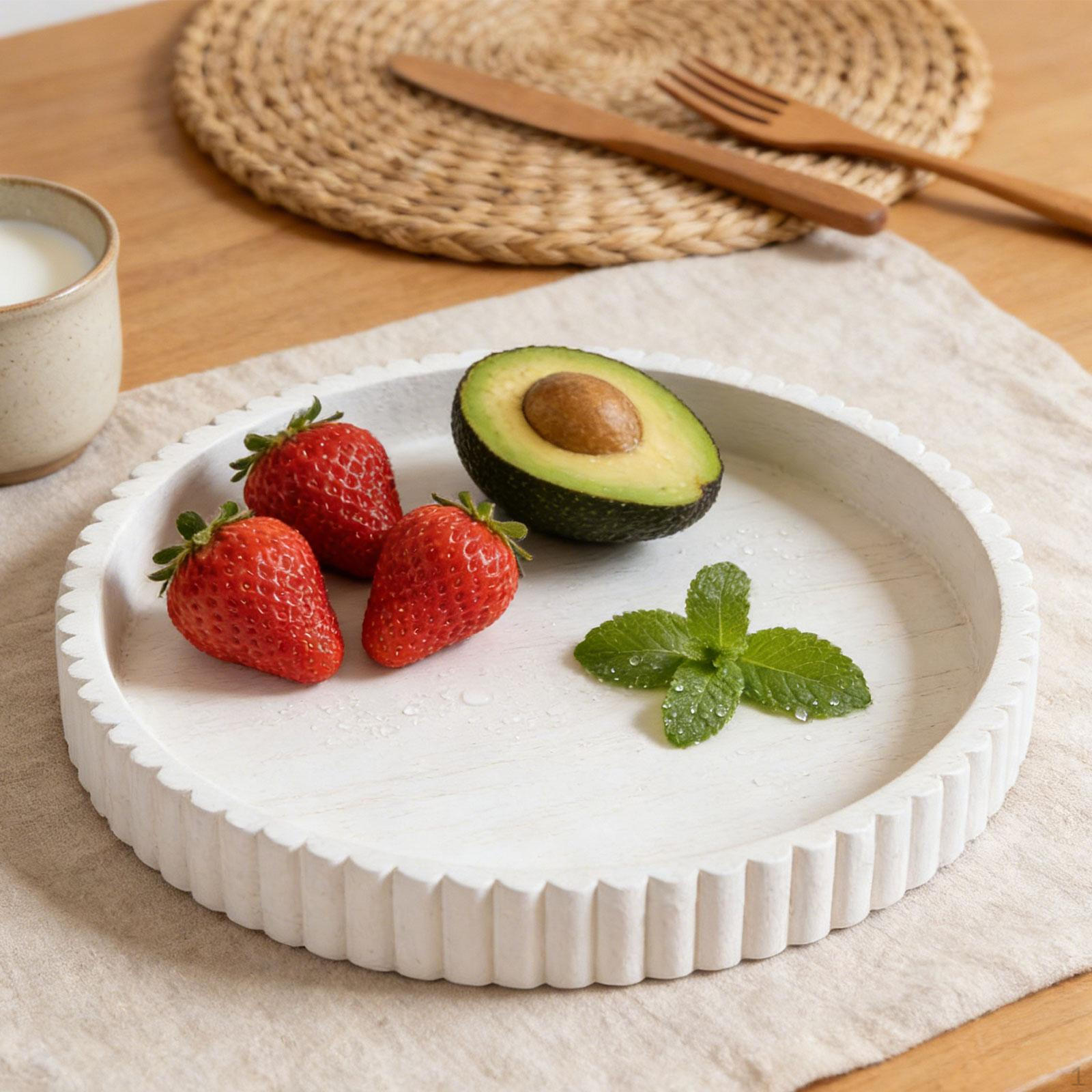 Candle Holder Tray, Decorative 11 Round Dinner Plate, Wood Serving Platter for Perfume Sponge
Candle Holder Tray, Decorative 11 Round Dinner Plate, Wood Serving Platter for Perfume Sponge