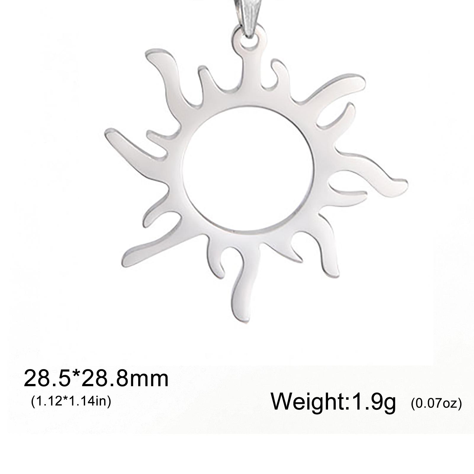 Teamer Distorted Sun Charms Stainless Steel Gold Color Pendant For Necklace Bracelet DIY Jewelry Making Wholesale 2026 New
Teamer Distorted Sun Charms Stainless Steel Gold Color Pendant For Necklace Bracelet DIY Jewelry Making Wholesale 2026 New