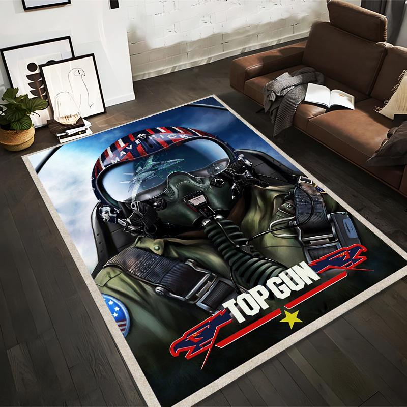 Military Fighter Pilot Themed Carpet with Top Gun Logo Design Suitable for use as an anti-slip for living room bedroom sofas 40x60cm( 15x23in )
Military Fighter Pilot Themed Carpet with Top Gun Logo Design Suitable for use as an anti-slip for living room bedroom sofas 40x60cm( 15x23in )