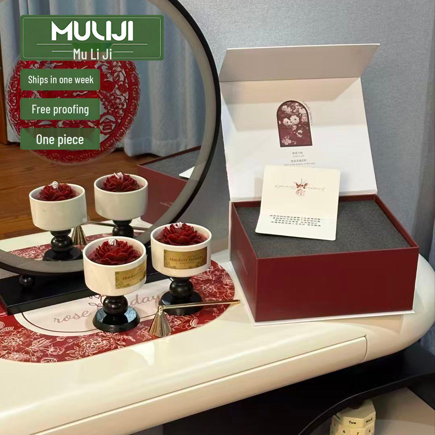 Rose Scented Candle Gift Set: Heartfelt Newlywed & Thank You Gift in Creative Box
Rose Scented Candle Gift Set: Heartfelt Newlywed & Thank You Gift in Creative Box
