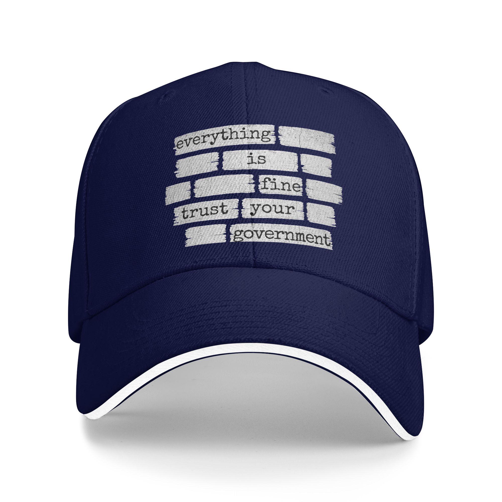 Summer Everything is Fine Trust Your Government Baseball Cap Tennis Skate y2k Cute Print Sun Hip Hop Hats Baseball Caps One Size
Summer Everything is Fine Trust Your Government Baseball Cap Tennis Skate y2k Cute Print Sun Hip Hop Hats Baseball Caps One Size