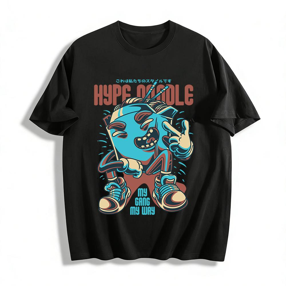 Графическая футболка Hype Noodle Gang в стиле хип-хоп, повседневная, свободного кроя, из чистого хлопка XXS
Графическая футболка Hype Noodle Gang в стиле хип-хоп, повседневная, свободного кроя, из чистого хлопка XXS