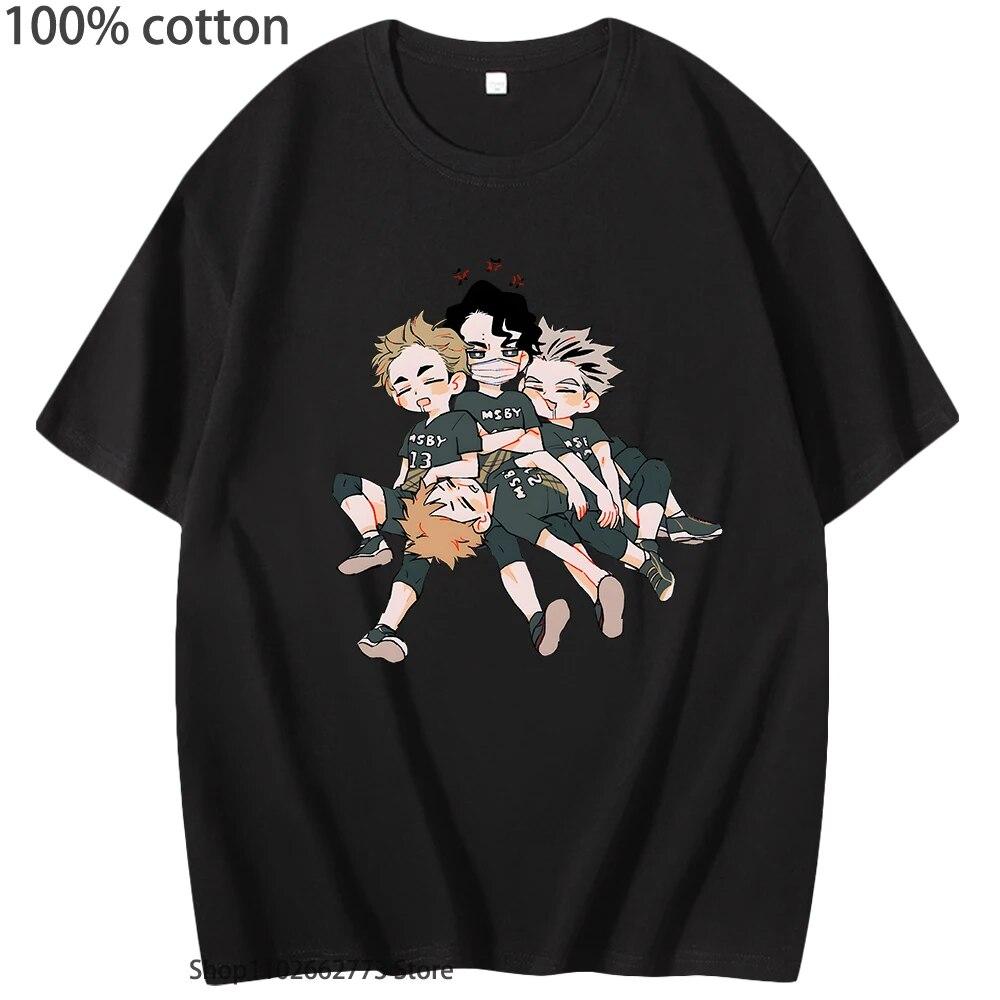Футболки японского аниме Haikyuu Karasuno, футболка для волейбольного клуба средней школы, женская футболка унисекс в стиле Харадзюку, футболка с героями мультфильмов, уличная одежда из 100% хлопка
Футболки японского аниме Haikyuu Karasuno, футболка для волейбольного клуба средней школы, женская футболка унисекс в стиле Харадзюку, футболка с героями мультфильмов, уличная одежда из 100% хлопка