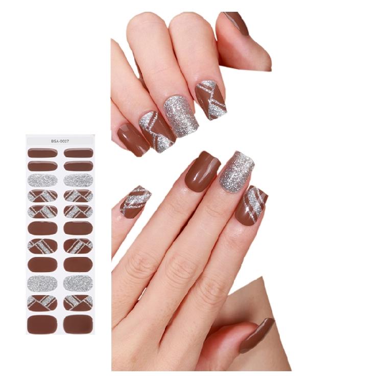 French Style Gel Nail Strips Semi Cured Nails Polish Wraps Nails Art Decoration
French Style Gel Nail Strips Semi Cured Nails Polish Wraps Nails Art Decoration