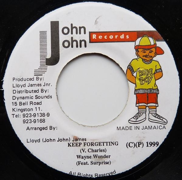 7inch Record WAYNE WONDER - Keep Forgetting NONE John John Recor 1999 Jamaica Reggae, Ska & Dub Used
7inch Record WAYNE WONDER - Keep Forgetting NONE John John Recor 1999 Jamaica Reggae, Ska & Dub Used
