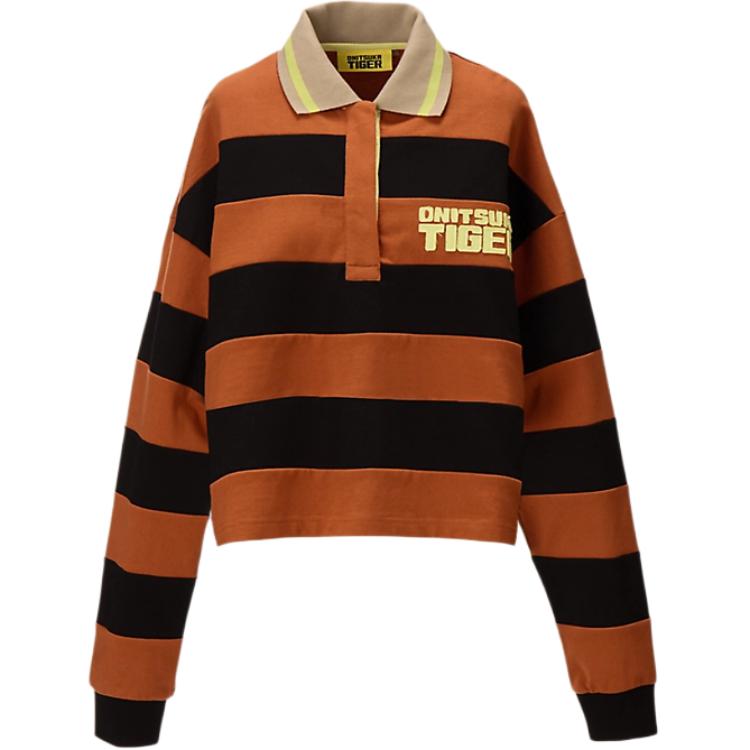 Onitsuka Tiger Striped Pattern Short Loose Long Sleeve Polo Shirt Women tops 2182B429-200 S
Onitsuka Tiger Striped Pattern Short Loose Long Sleeve Polo Shirt Women tops 2182B429-200 S