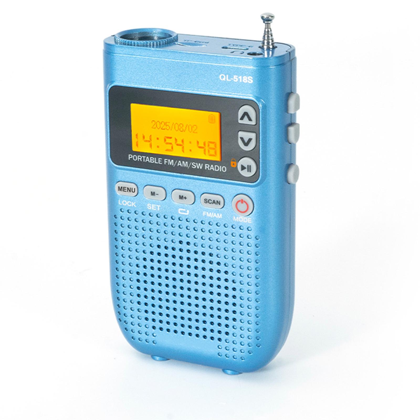Mini Portable FM AM SW Radio Wireless Bluetooth Digital Radios Speaker LED Flashlight Sleep Timer Radio Support TF Card Lyrics синій
Mini Portable FM AM SW Radio Wireless Bluetooth Digital Radios Speaker LED Flashlight Sleep Timer Radio Support TF Card Lyrics синій