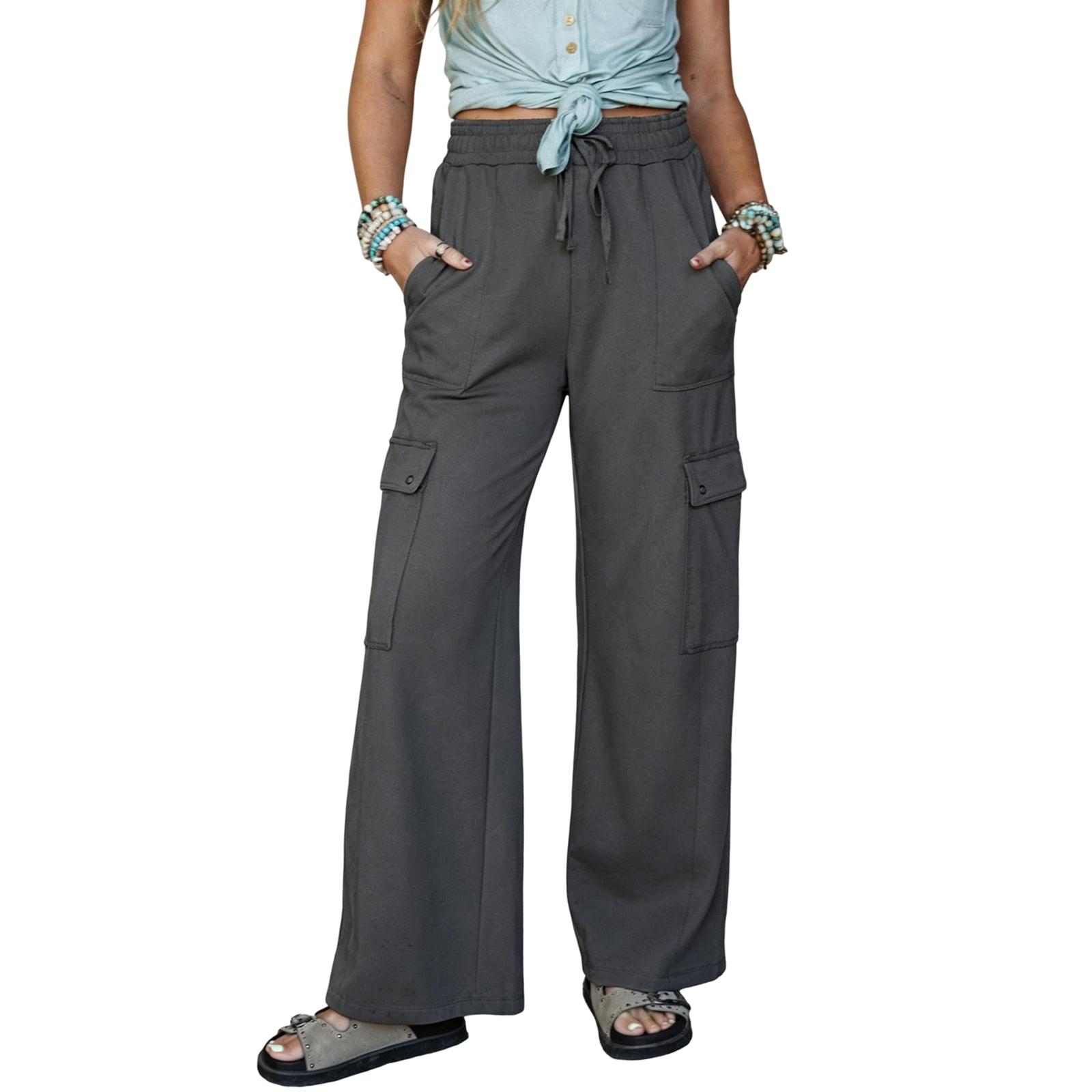 High Waist Wide Leg Cargo Shorts for Women Loose Fit with Pockets Hiking Outdoor Casual Lightweight Summer Bottoms L чёрный
High Waist Wide Leg Cargo Shorts for Women Loose Fit with Pockets Hiking Outdoor Casual Lightweight Summer Bottoms L чёрный