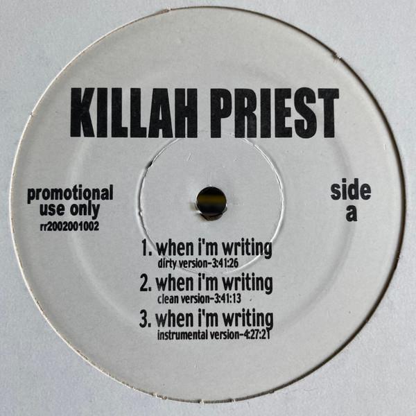 12inch Record KILLAH PRIEST When Im Writing Excalibur RR2002001002PRO Recon Records 2003 US Rap HipHopRB Used
12inch Record KILLAH PRIEST When Im Writing Excalibur RR2002001002PRO Recon Records 2003 US Rap HipHopRB Used