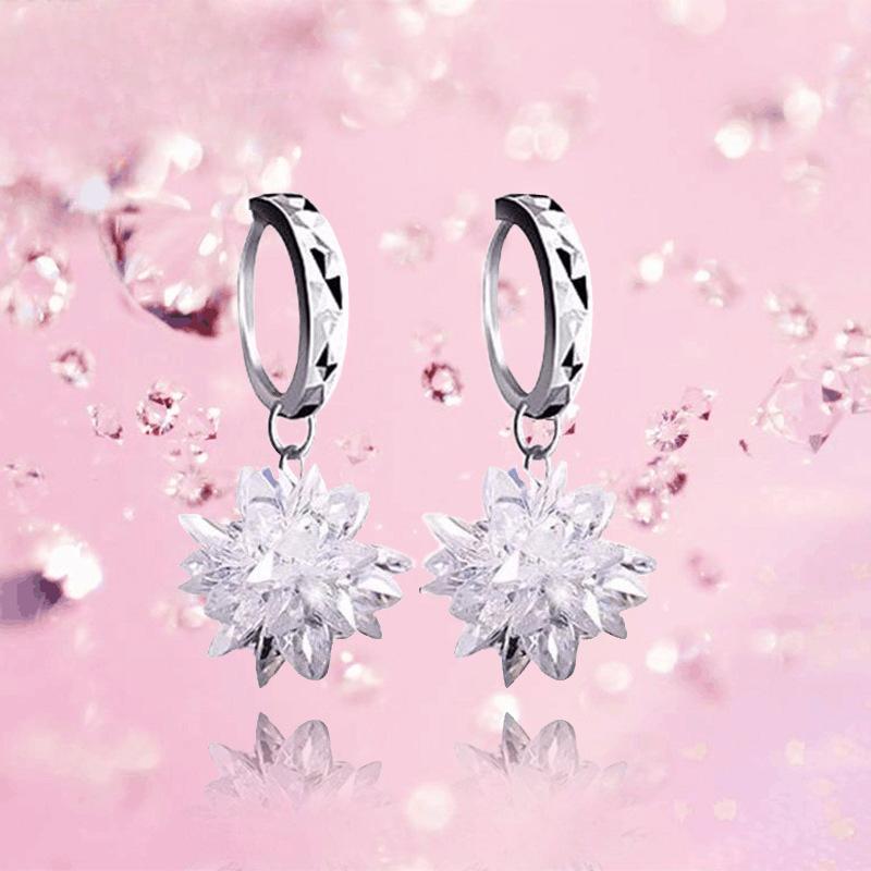 Серьги-клипсы из стерлингового серебра S925 в виде ледяного цветка, модные серьги в корейском стиле
Серьги-клипсы из стерлингового серебра S925 в виде ледяного цветка, модные серьги в корейском стиле