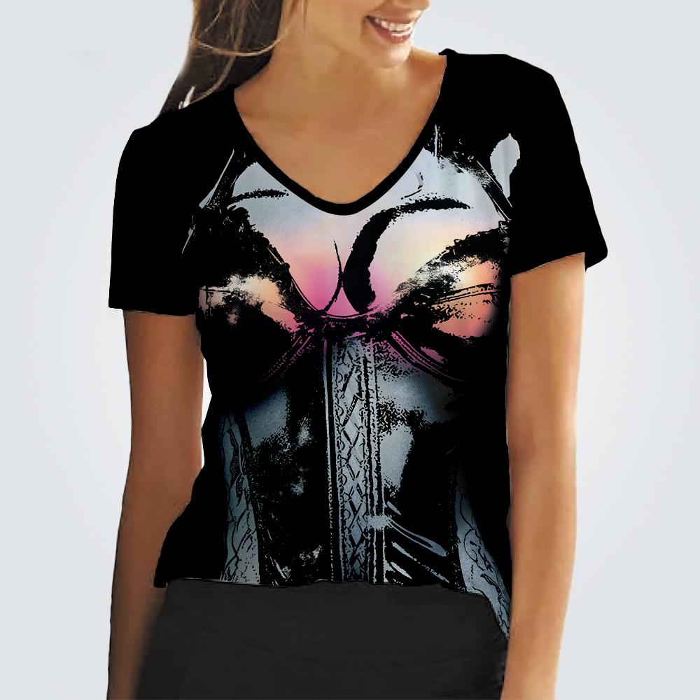 SW Summer V-neck 3D Body Graphic T Shirts Short Sleeve Clothing For Women Fashion Vintage Tops Female Amekaji Polyester Tee L
SW Summer V-neck 3D Body Graphic T Shirts Short Sleeve Clothing For Women Fashion Vintage Tops Female Amekaji Polyester Tee L