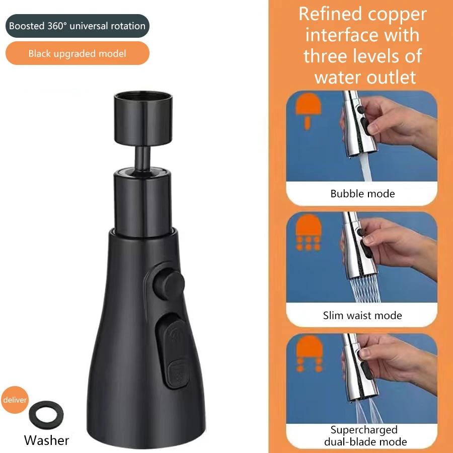 3 в 1 гибкий удлинитель для смесителя кухонной мойки с гальваническим распылителем, фильтрованный водопроводный кран, черный сменный водопроводный кран
3 в 1 гибкий удлинитель для смесителя кухонной мойки с гальваническим распылителем, фильтрованный водопроводный кран, черный сменный водопроводный кран