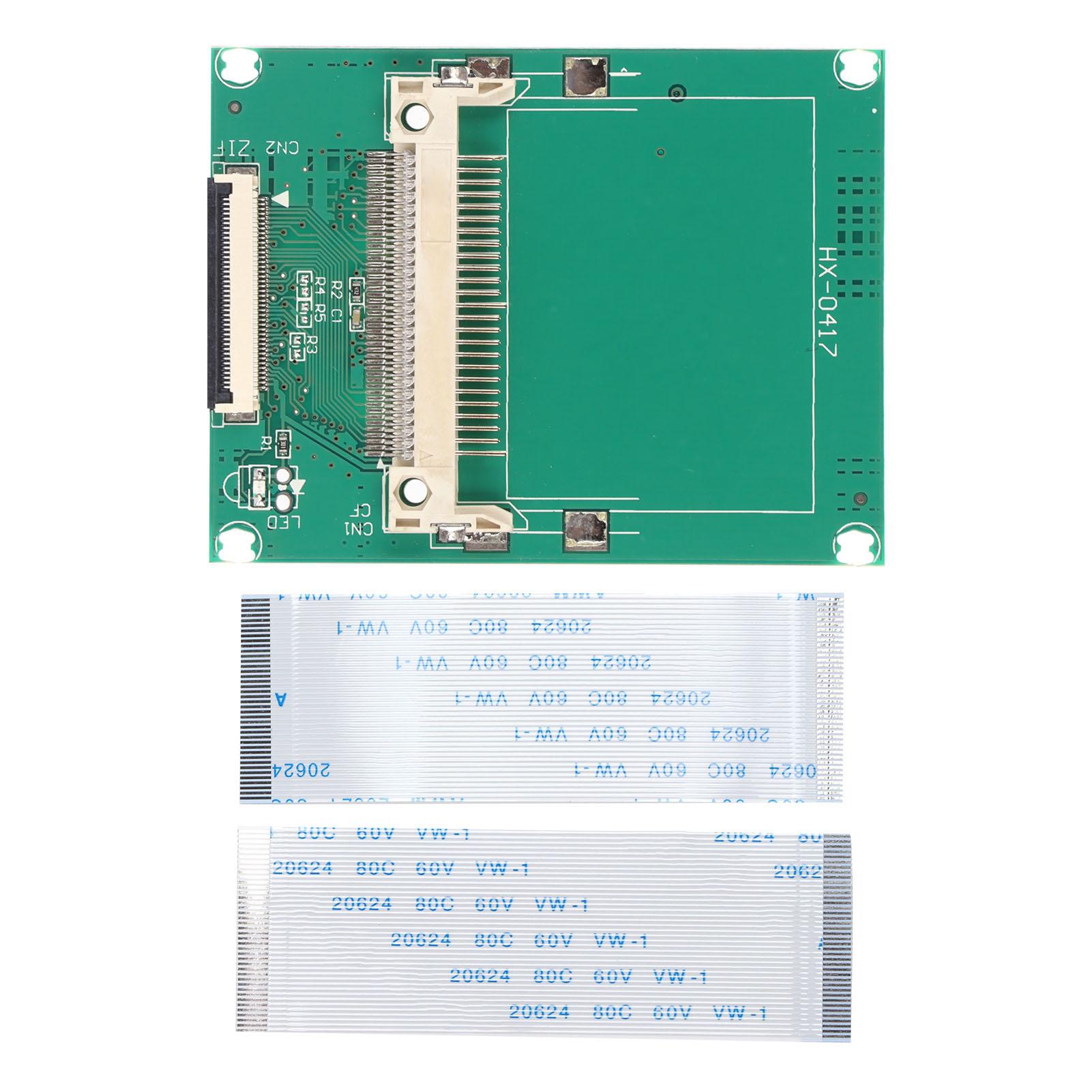 CF to ZIFCE Adapter Card 50pin CF Memory Card to 1.8 Inch CE ZIF Hard Drive with Flat Cable
CF to ZIFCE Adapter Card 50pin CF Memory Card to 1.8 Inch CE ZIF Hard Drive with Flat Cable