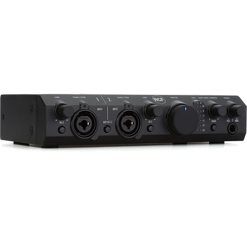 RCF R.C.F. 2in/2out Bus-powered USB 2.0 audio interface TRK PRO2 
RCF R.C.F. 2in/2out Bus-powered USB 2.0 audio interface TRK PRO2