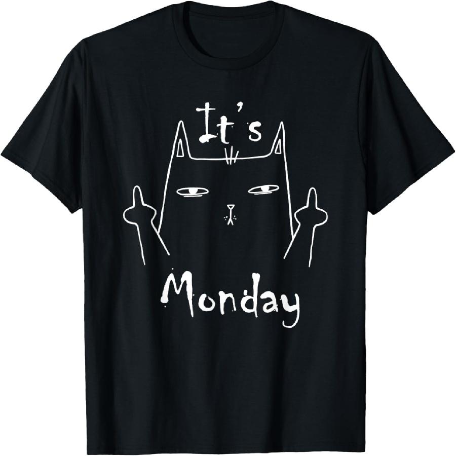 A cat giving two middle fingers because it s Monday T-Shirt for Men Women XXXXXL чорний
A cat giving two middle fingers because it s Monday T-Shirt for Men Women XXXXXL чорний