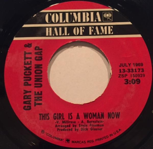 7inch Record GARY PUCKETT & THE UNION GAP - This Girl Is A Woman Now / Don t Gi 433173 Columbia US Rock Used
7inch Record GARY PUCKETT & THE UNION GAP - This Girl Is A Woman Now / Don t Gi 433173 Columbia US Rock Used