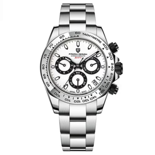 Pagani Design Men s Watch, Japanese-made Seiko Quartz Movement, Daytona Chronograph, Water Resistant, Stainless Steel Bezel, Business Dress Watch with
Pagani Design Men s Watch, Japanese-made Seiko Quartz Movement, Daytona Chronograph, Water Resistant, Stainless Steel Bezel, Business Dress Watch with