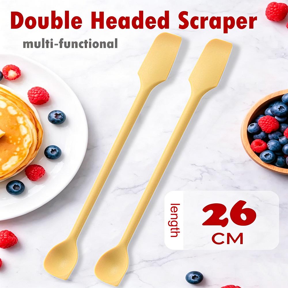 2Pcs Mini Silicone Scraper Double End Two In One Spatula Jam Bottle Cosmetic Bottle Scraper Spoon Set for Jam Seasoning жовтий
2Pcs Mini Silicone Scraper Double End Two In One Spatula Jam Bottle Cosmetic Bottle Scraper Spoon Set for Jam Seasoning жовтий