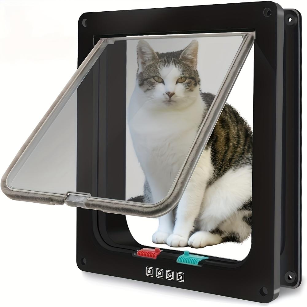 Pet Door for Cats - Safe And Portable Weatherproof 4-Way Lock Multi-Functional Pet Door Suitable for Cats And Dogs Durable ABS Material Easy Entry S чорний
Pet Door for Cats - Safe And Portable Weatherproof 4-Way Lock Multi-Functional Pet Door Suitable for Cats And Dogs Durable ABS Material Easy Entry S чорний