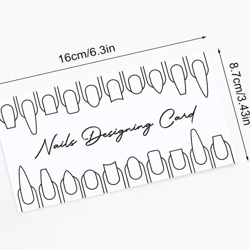 10pcs Nail Practice Cards Lines Drawing Painting Training Template Nail Art Design Cards False Exercise Beginner Manicure Board
10pcs Nail Practice Cards Lines Drawing Painting Training Template Nail Art Design Cards False Exercise Beginner Manicure Board