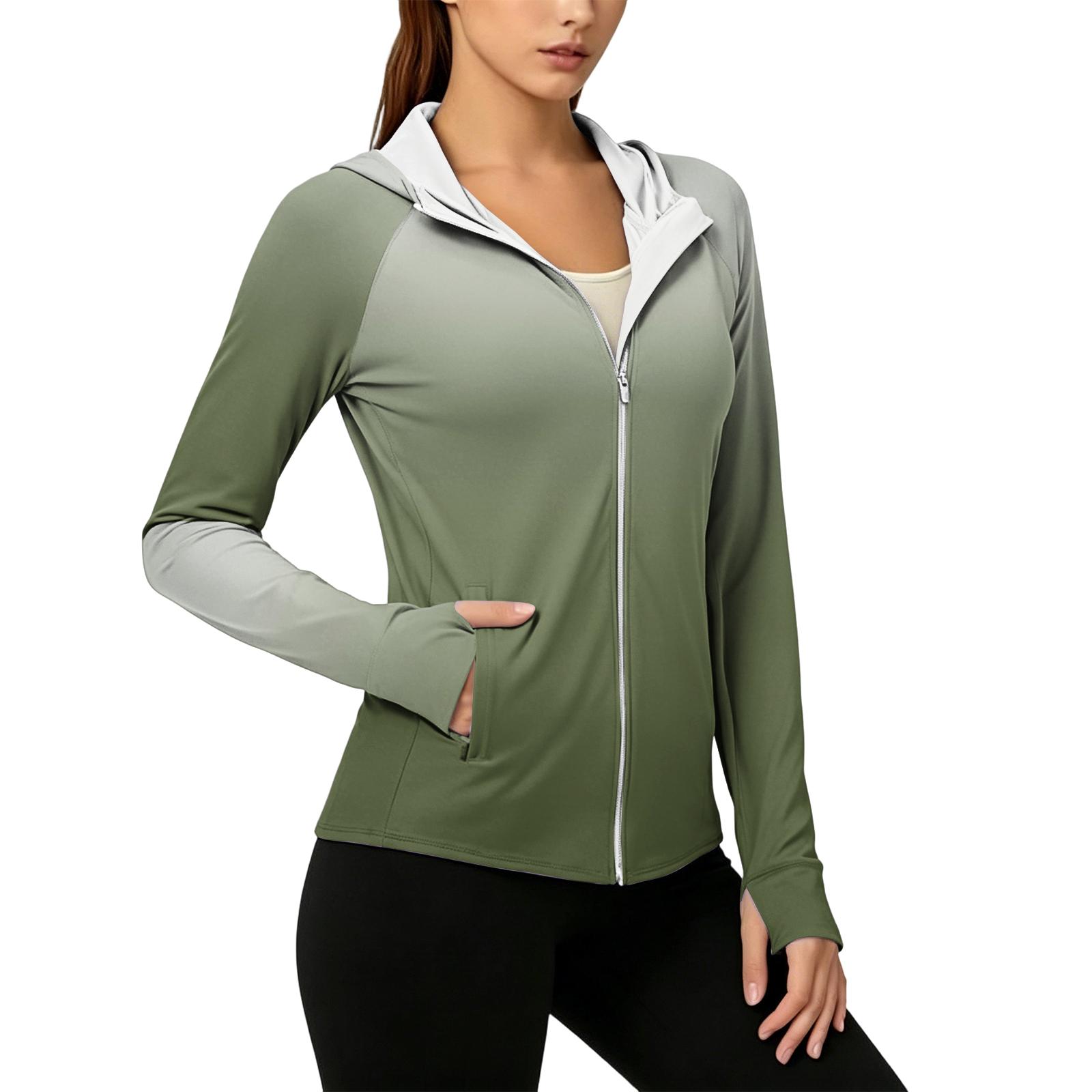 Women s Lightweight Zip-Up Hoodie with Hood Pockets Long Sleeve Gradient Print Sun Protection Jacket for Outdoor Activities XXL
Women s Lightweight Zip-Up Hoodie with Hood Pockets Long Sleeve Gradient Print Sun Protection Jacket for Outdoor Activities XXL