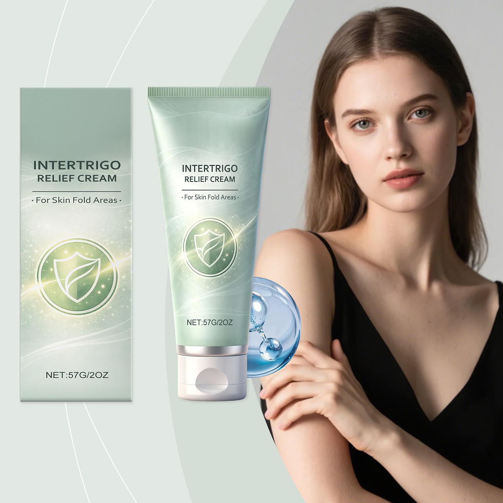 Intertrigo Relief Cream for Body Redness Relief Skin Fold Areas Light Breathable Long Lasting Hydrating Brighten Body Skin Care 57g
Intertrigo Relief Cream for Body Redness Relief Skin Fold Areas Light Breathable Long Lasting Hydrating Brighten Body Skin Care 57g