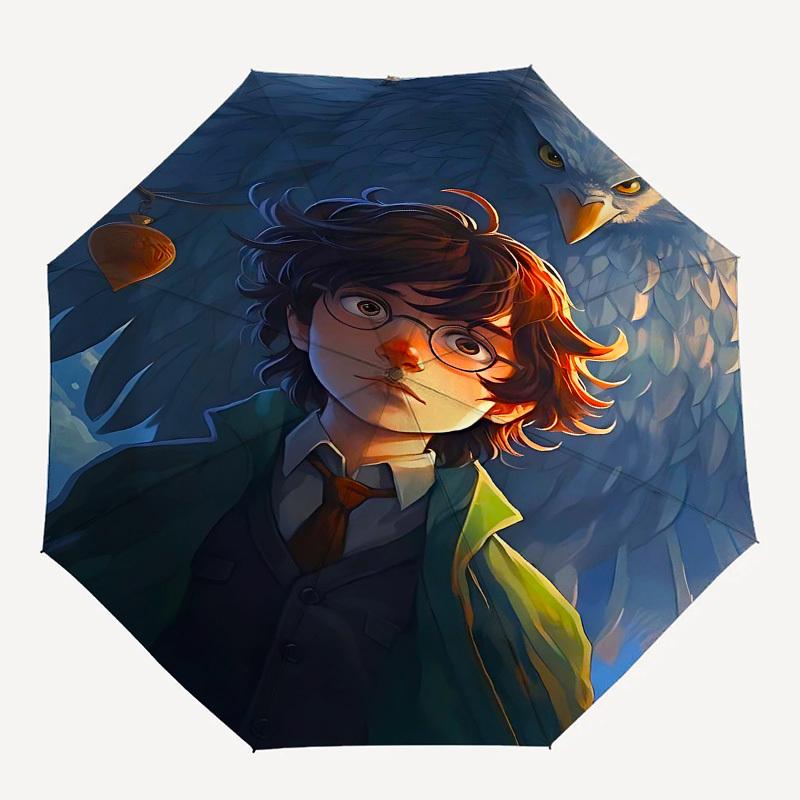 1pc Harry Potter, Hedwig Automatic Folding Umbrella - Compact 8-Rib Design, Durable Plastic & Iron1090L
1pc Harry Potter, Hedwig Automatic Folding Umbrella - Compact 8-Rib Design, Durable Plastic & Iron1090L