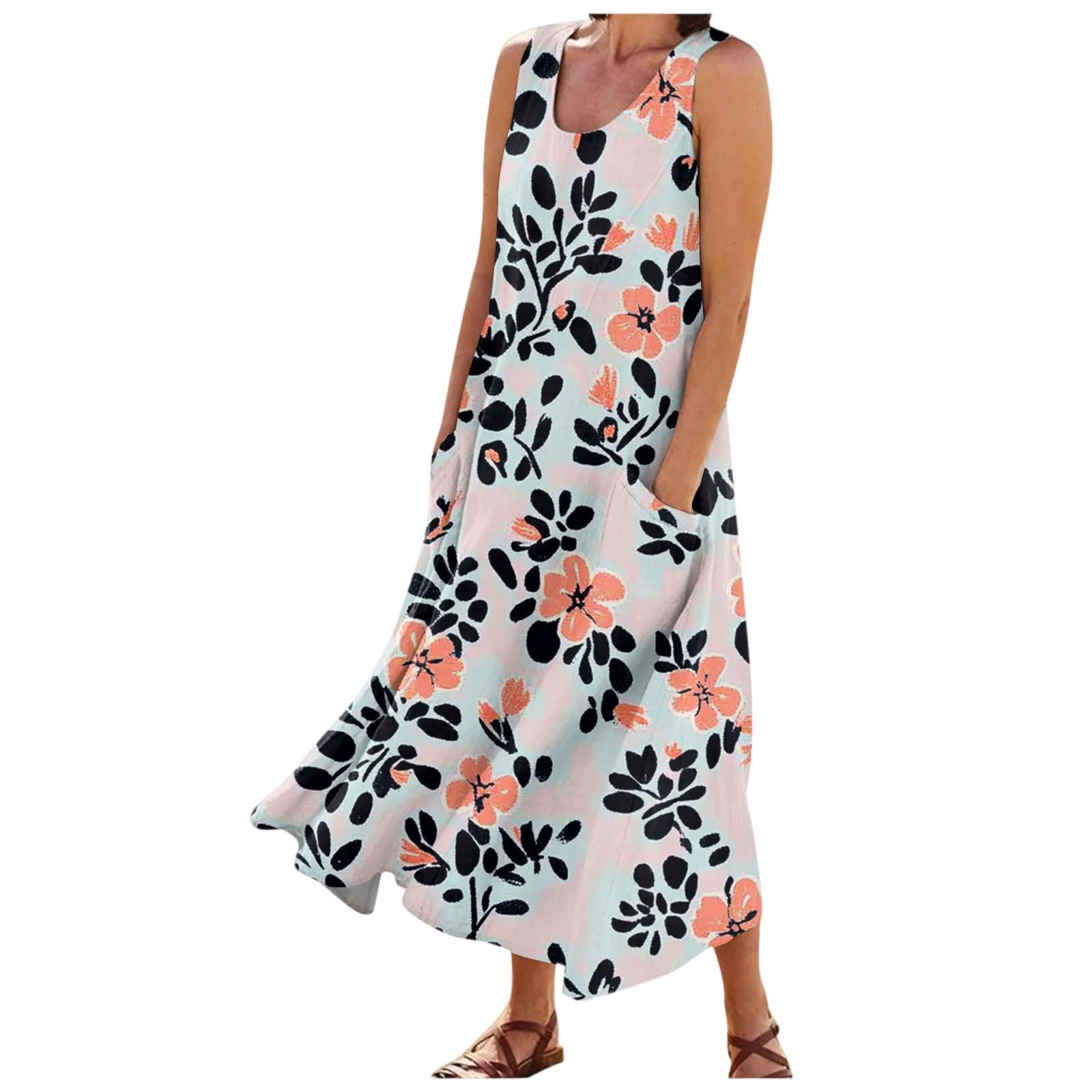 Women s Fashion Summer Casual Sleeveless Floral Printed Small Pocket Dresses XL кавун червоний колір
Women s Fashion Summer Casual Sleeveless Floral Printed Small Pocket Dresses XL кавун червоний колір