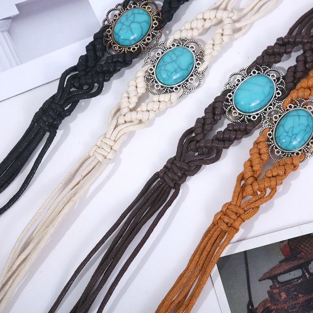 Versatile Woven Belt Ethnic Style Dress Chain Waist Dress Accessories Braided Waist Belt Women Style 3
Versatile Woven Belt Ethnic Style Dress Chain Waist Dress Accessories Braided Waist Belt Women Style 3