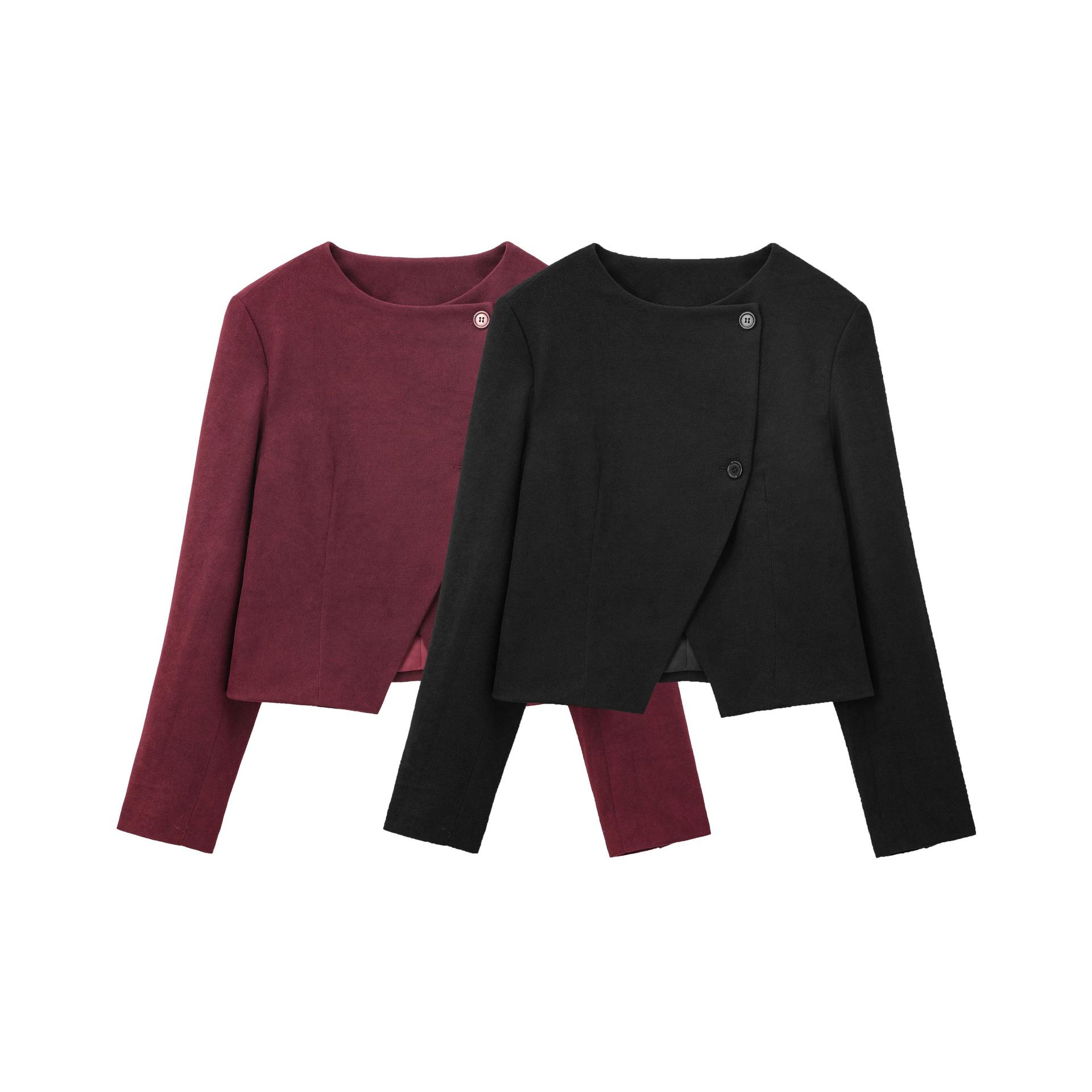 2024 Autumn Women s Fashion: European & American Style French Design Padded Shoulder Round Neck Long Sleeve Short Jacket S
2024 Autumn Women s Fashion: European & American Style French Design Padded Shoulder Round Neck Long Sleeve Short Jacket S