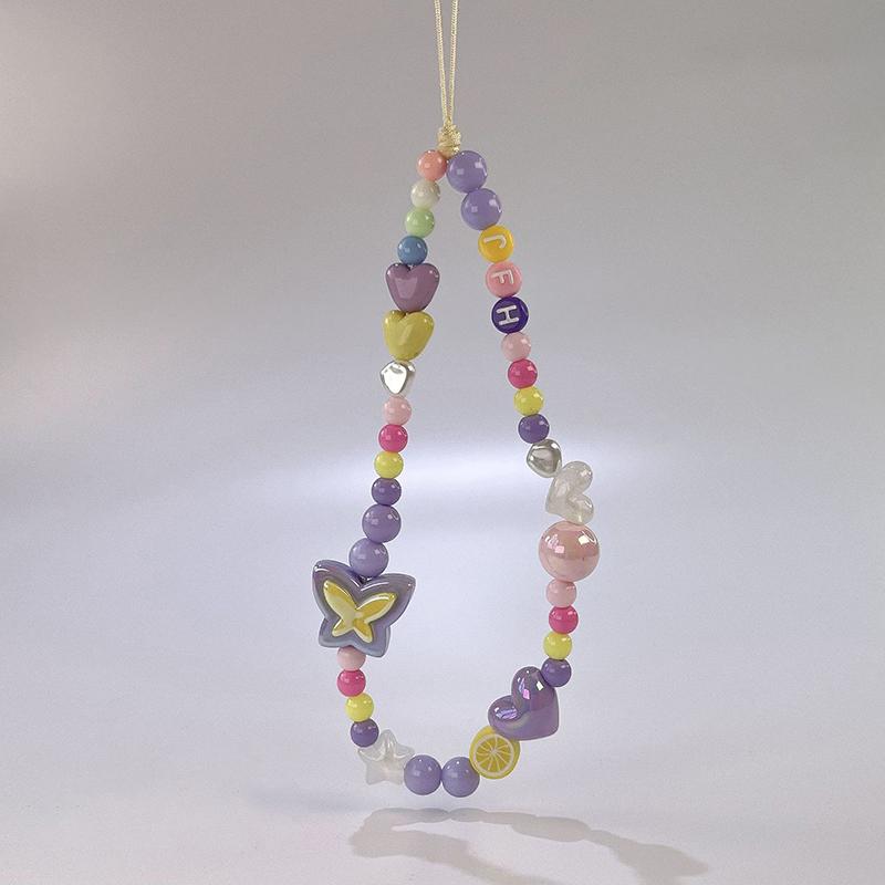 Y2K Aesthetics Cell Phone Charm Cute Butterfly Bead Phone Lanyard For Girls Sweet Colorful Beaded Mobile Phone Chain Wristband
Y2K Aesthetics Cell Phone Charm Cute Butterfly Bead Phone Lanyard For Girls Sweet Colorful Beaded Mobile Phone Chain Wristband