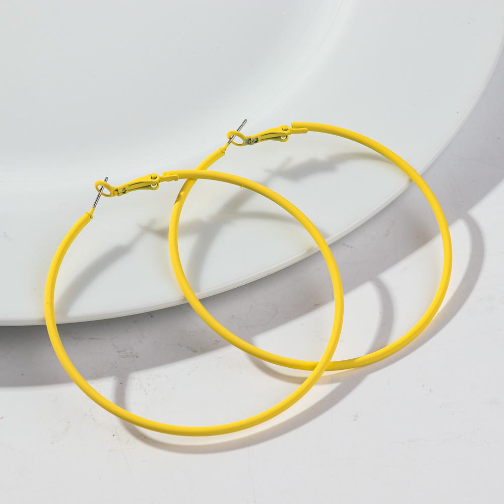 Retro Big Neon Colorful Round Hoop Earrings Exaggerated Large Circle Metal Earring Huggies for Women Girls Party Jewelry Gifts темно-жовтий колір
Retro Big Neon Colorful Round Hoop Earrings Exaggerated Large Circle Metal Earring Huggies for Women Girls Party Jewelry Gifts темно-жовтий колір