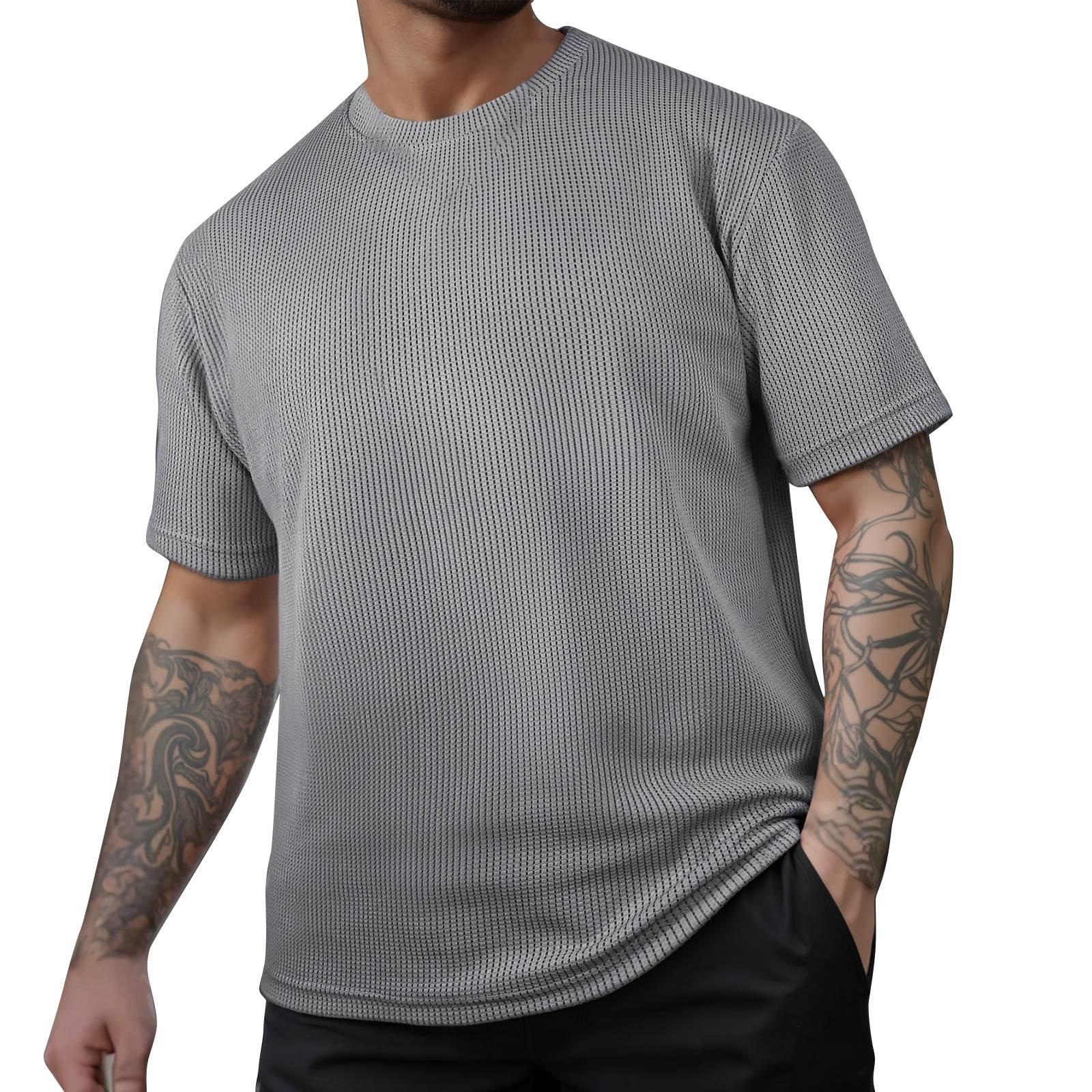 Мужская летняя однотонная рубашка с круглым вырезом и коротким рукавом, повседневная модная рубашка XL
Мужская летняя однотонная рубашка с круглым вырезом и коротким рукавом, повседневная модная рубашка XL