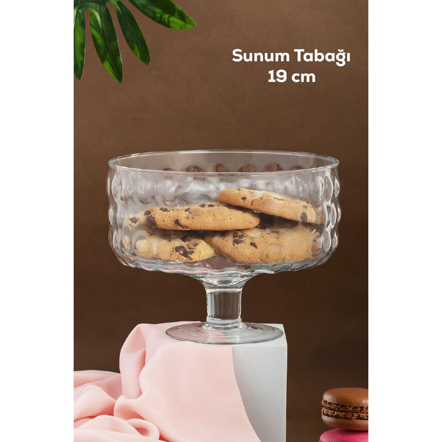 Rgy077 Bubbles Footed Glass Cake Fan, Cake / Cake / Sweet Stylish Presentation Stand 19 Cm білий
Rgy077 Bubbles Footed Glass Cake Fan, Cake / Cake / Sweet Stylish Presentation Stand 19 Cm білий