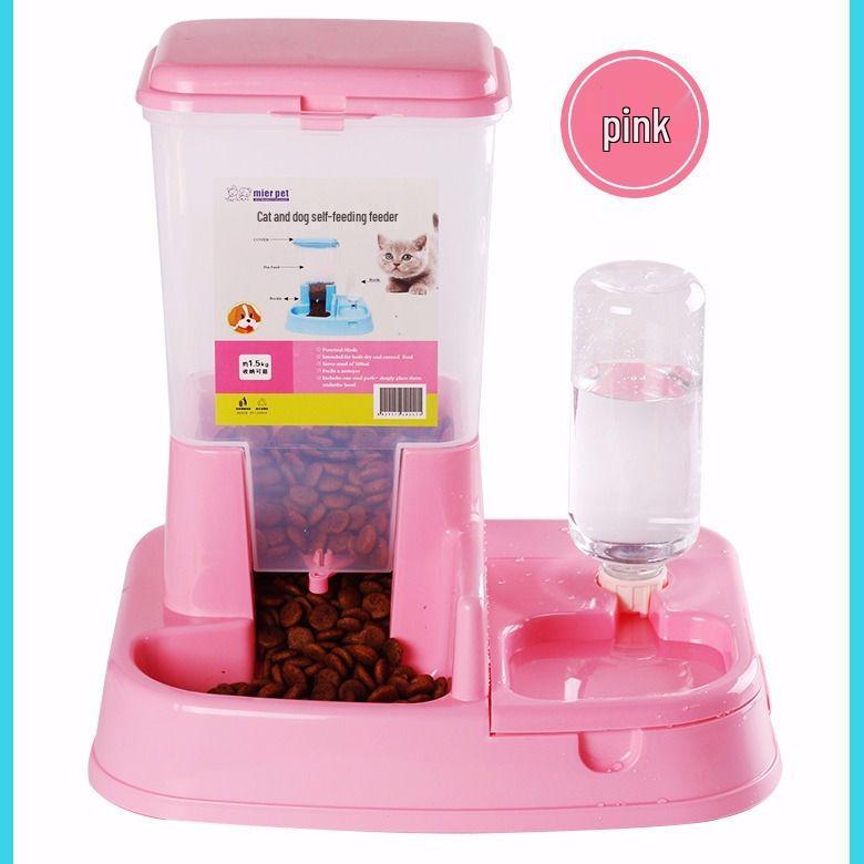 Подвійна миска для котів з автоматичною поїлкою та годівницею
Подвійна миска для котів з автоматичною поїлкою та годівницею