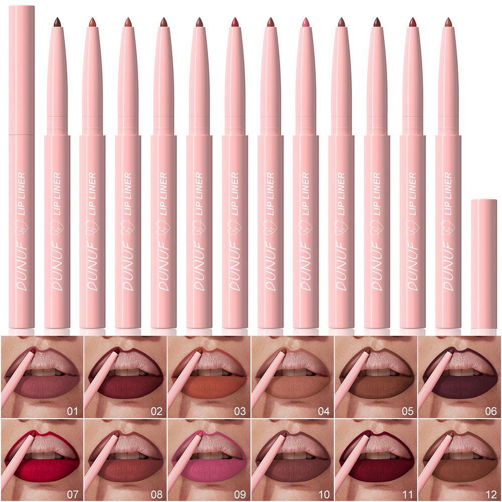 DUNUF 12 Color Matte Lip Liner Pencil Set Waterproof Smudge Proof Long Lasting Vegan Cruelty Free Lipstick Makeup Kit
DUNUF 12 Color Matte Lip Liner Pencil Set Waterproof Smudge Proof Long Lasting Vegan Cruelty Free Lipstick Makeup Kit