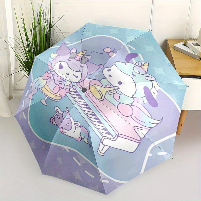 Unicorn,Sanrio Automatic Folding Umbrella Simple 8 Rib Design, Bright Cartoon Pattern, Durable Iron Frame, Suitable For Travel, Outdoor, Bea
Unicorn,Sanrio Automatic Folding Umbrella Simple 8 Rib Design, Bright Cartoon Pattern, Durable Iron Frame, Suitable For Travel, Outdoor, Bea