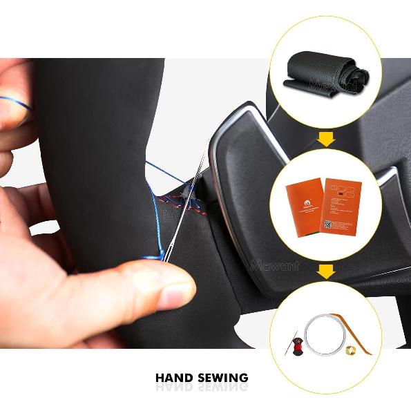 MEWANT Leather Steering Wheel Cover for Honda Civic 8 2006-2011 Steering Wheel Cover PU Leather Customize
MEWANT Leather Steering Wheel Cover for Honda Civic 8 2006-2011 Steering Wheel Cover PU Leather Customize
