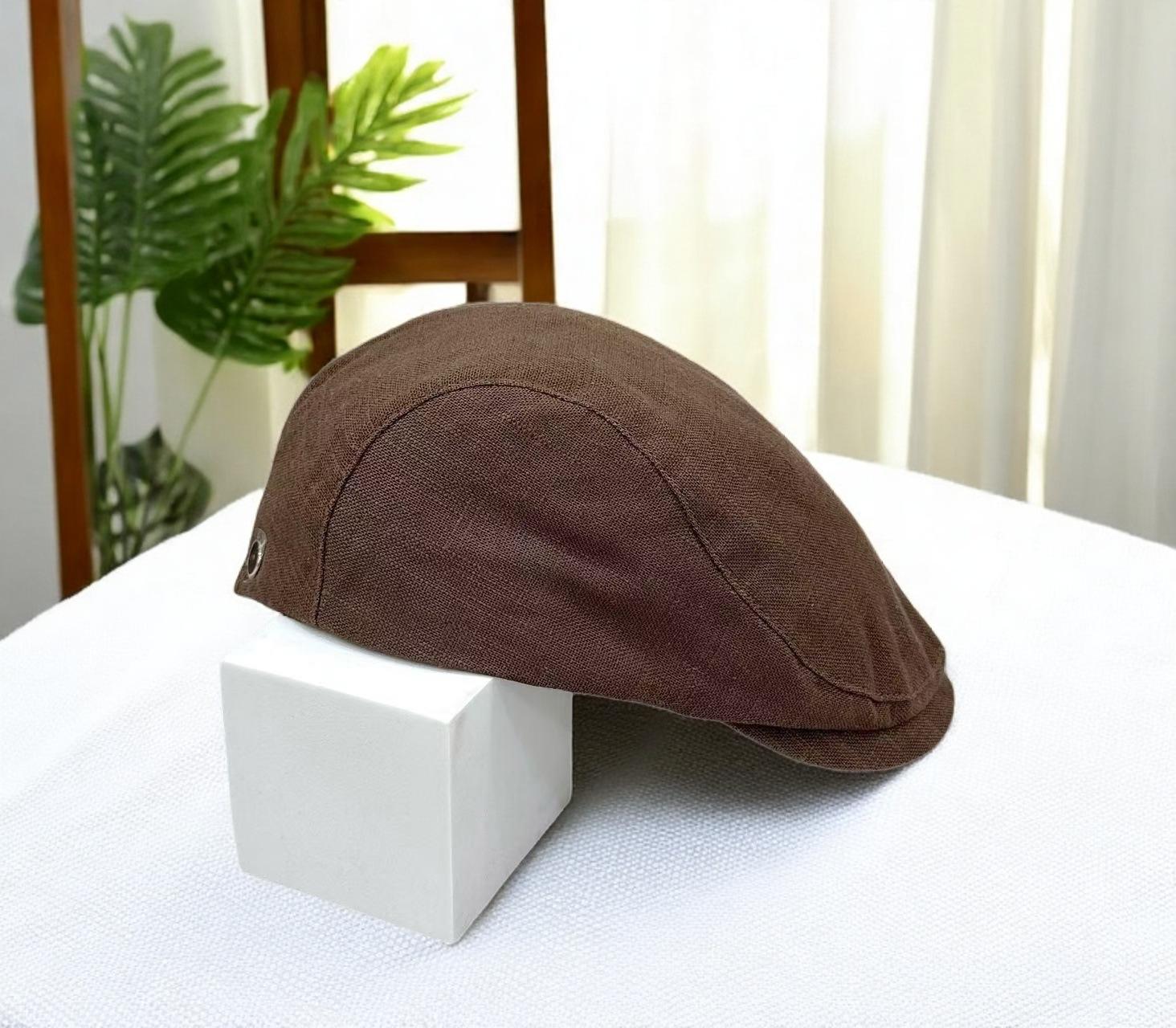 Korean And Korean Sweet Cool British Style Literary And Artistic Painter Hat Men And Women Couples Tide Versatile Cap Spring And Summer Linen Forward M(56-58cm)
Korean And Korean Sweet Cool British Style Literary And Artistic Painter Hat Men And Women Couples Tide Versatile Cap Spring And Summer Linen Forward M(56-58cm)