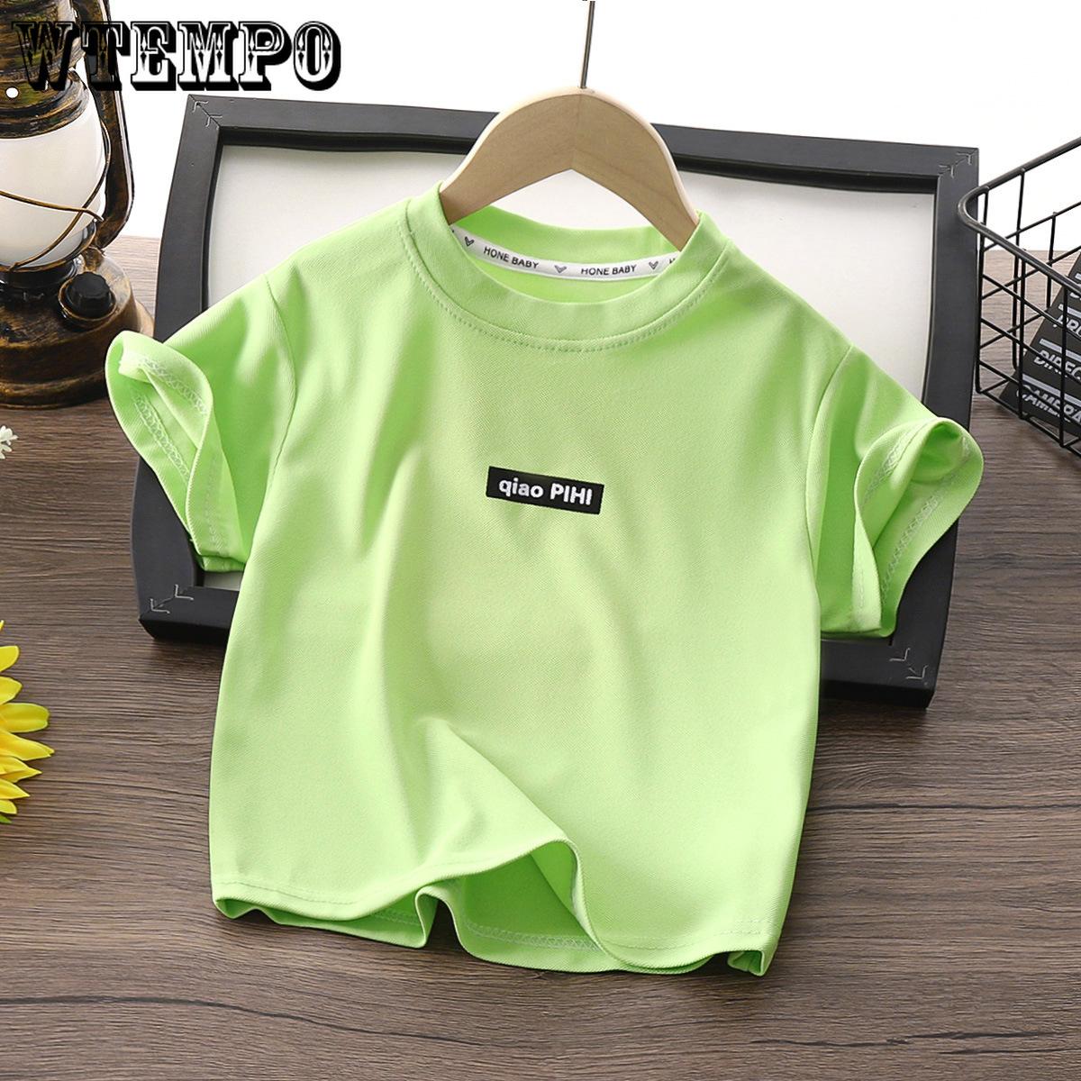 Summer Children s Simple T-shirt Boys Outerwear Girls Breathable Children s Top 120 зелёный
Summer Children s Simple T-shirt Boys Outerwear Girls Breathable Children s Top 120 зелёный