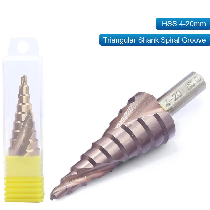 NINDEJIN M35 Cobalt Step Drill Bit 4-32mm Triangular Hex HSS Step Drill Bit for Stainless Steel Hole Drill Metal Aluminum Wood
NINDEJIN M35 Cobalt Step Drill Bit 4-32mm Triangular Hex HSS Step Drill Bit for Stainless Steel Hole Drill Metal Aluminum Wood