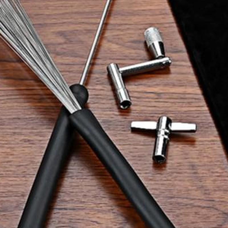 Drumsticks Drum Wire Brush Professional Rod Drum Brushes Percussion Instrument Accessories for Jazz Folk Acoustic Music Lover China Mainland
Drumsticks Drum Wire Brush Professional Rod Drum Brushes Percussion Instrument Accessories for Jazz Folk Acoustic Music Lover China Mainland