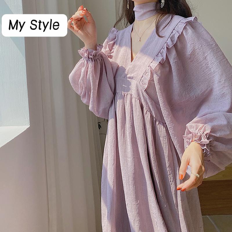 Однотонное платье Ulzzang для отдыха, милый стиль в консервативном стиле, студенческое милое шифоновое платье для девочек, летнее платье с v-образным вырезом, ретро, винтажное, мешковатое, свободное макси
Однотонное платье Ulzzang для отдыха, милый стиль в консервативном стиле, студенческое милое шифоновое платье для девочек, летнее платье с v-образным вырезом, ретро, винтажное, мешковатое, свободное макси