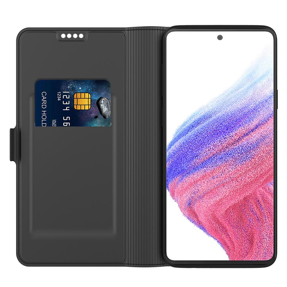 For Samsung Galaxy A54 5G Card Holder PU Leather Stand Cover Full Protection Phone Case Black
For Samsung Galaxy A54 5G Card Holder PU Leather Stand Cover Full Protection Phone Case Black