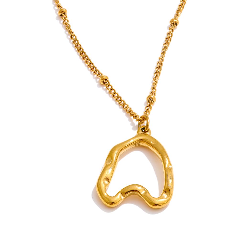 Yhpup Minimalist Stainless Steel Hollow Heart Love Drop Necklace Golden PVD Plated Arrivals 2025 Fashion Jewelry Recommend Gift
Yhpup Minimalist Stainless Steel Hollow Heart Love Drop Necklace Golden PVD Plated Arrivals 2025 Fashion Jewelry Recommend Gift
