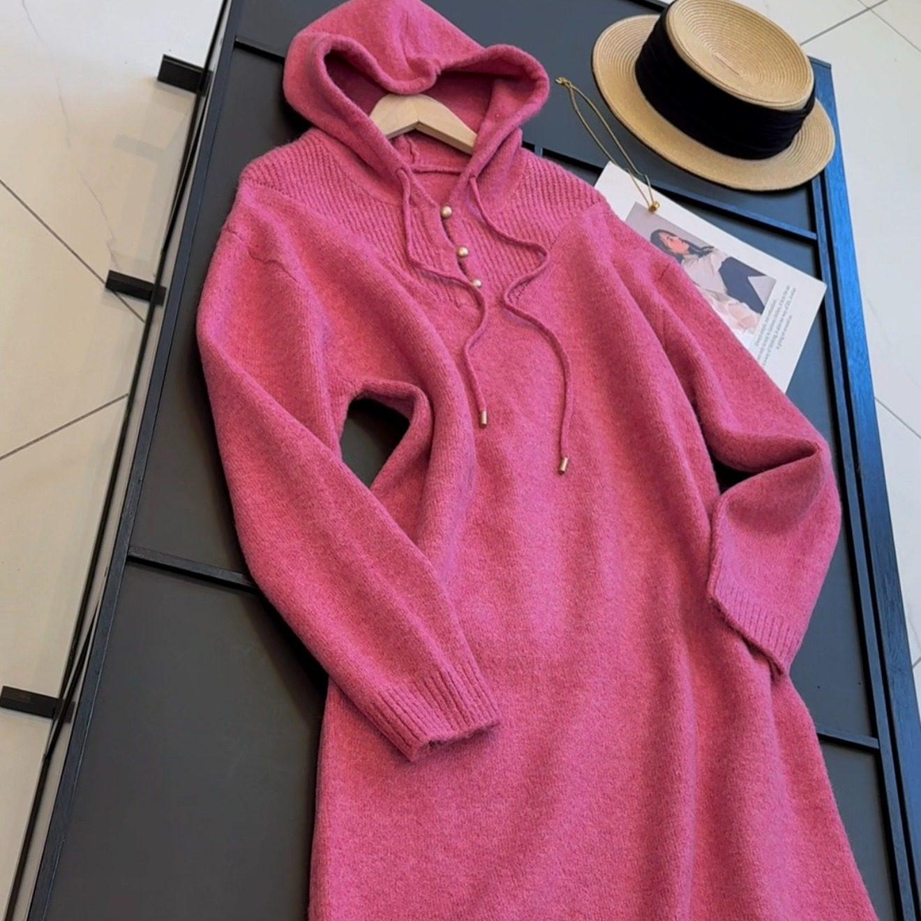 Versatile Drawstring Hooded Maxi Knit Dress 2XL серый
Versatile Drawstring Hooded Maxi Knit Dress 2XL серый