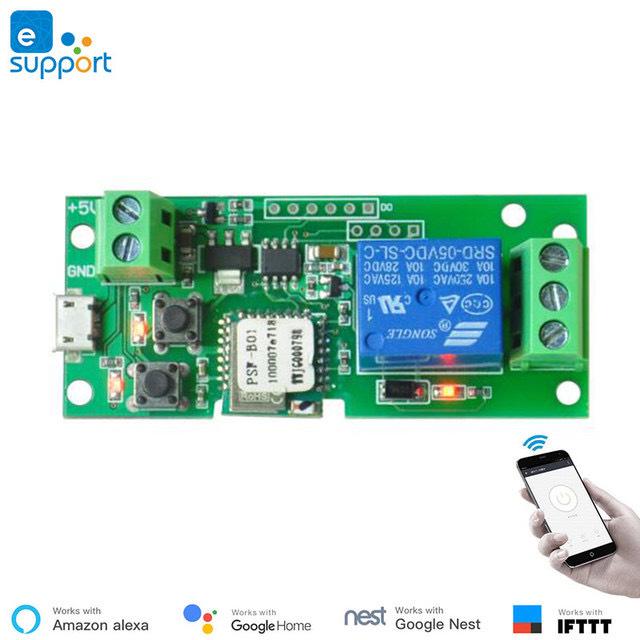Easy Weilian 5-32V Smart Switch with Alexa Voice Control and Self-Locking Module
Easy Weilian 5-32V Smart Switch with Alexa Voice Control and Self-Locking Module