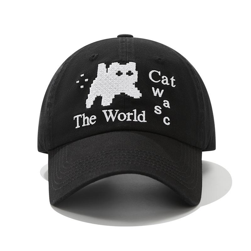 Original design pixel wind cat embroidery baseball cap female simple versatile spring and summer outdoor sunshade cap Adjustable чёрный
Original design pixel wind cat embroidery baseball cap female simple versatile spring and summer outdoor sunshade cap Adjustable чёрный