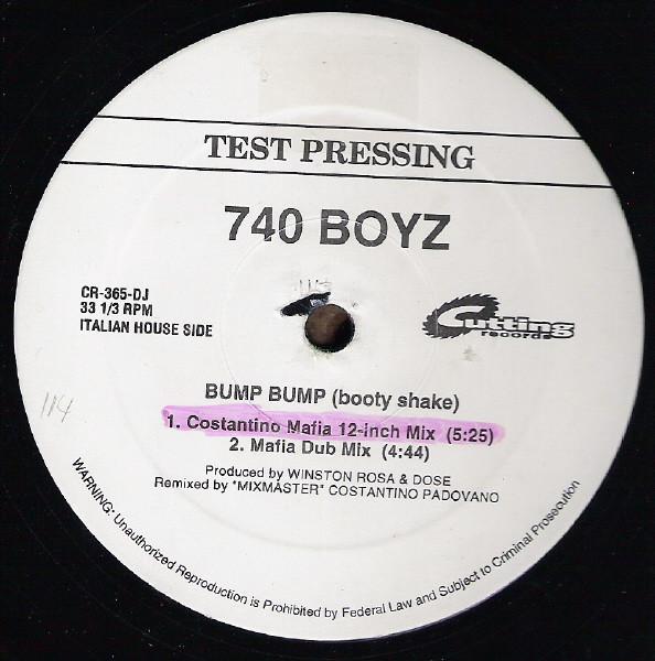 12inch Record 740 BOYZ - Bump Bump (Booty Shake) CR365DJ Cutting Records 1995 US Dance & Electronica Used
12inch Record 740 BOYZ - Bump Bump (Booty Shake) CR365DJ Cutting Records 1995 US Dance & Electronica Used