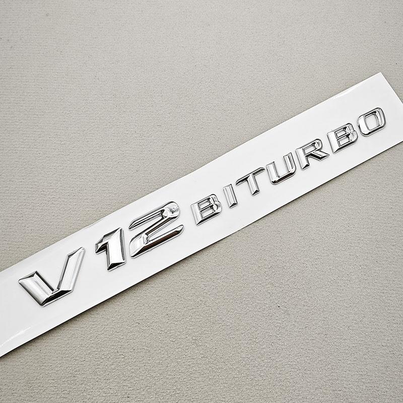 3D ABS Car Styling Logo V12 BITURBO Badge Side Fender Emblem Decal For Mercedes Benz S680 GLS600 AMG S65 SL65 G63 G65 Accessory
3D ABS Car Styling Logo V12 BITURBO Badge Side Fender Emblem Decal For Mercedes Benz S680 GLS600 AMG S65 SL65 G63 G65 Accessory